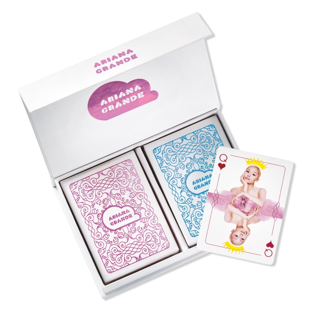 NIB New Sealed Limited Edition Ariana Grande Playing Cards Cloud Pink